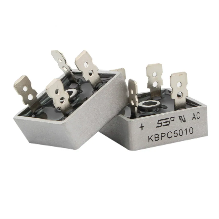 Контактор KBPC5010 2 шт. контактор диодный мост выпрямительный диод 50A 1000 В KBPC 5010