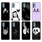 Черный чехол из ТПУ для Samsung galaxy A12, A22, A32, A42, A52, A72, 4g, 5g S21 PLUS, ультра задняя крышка, готический, ведьма, сатана