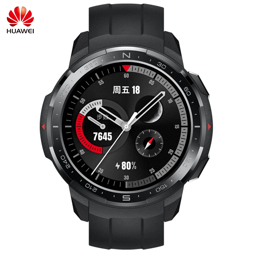 

Honor Watch GS Pro Sports Huawei Military Specification Voice Call 50m Waterproof Heart Rate Sleep Blood Oxygen GPS