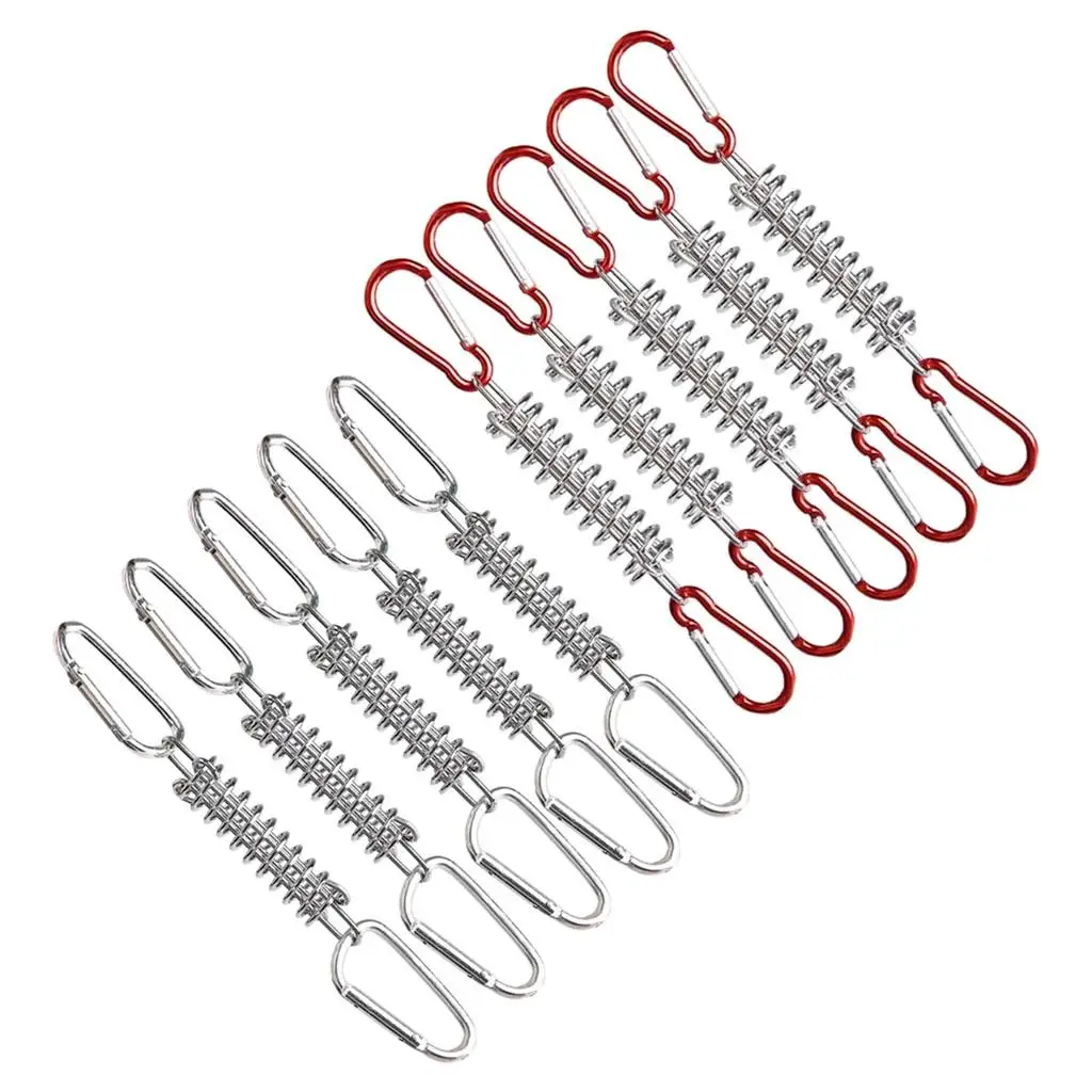 

5 шт. пружинная затяжка для палатки затяжка из алюминиевого сплава натяжитель веревки для брезентов аксессуары