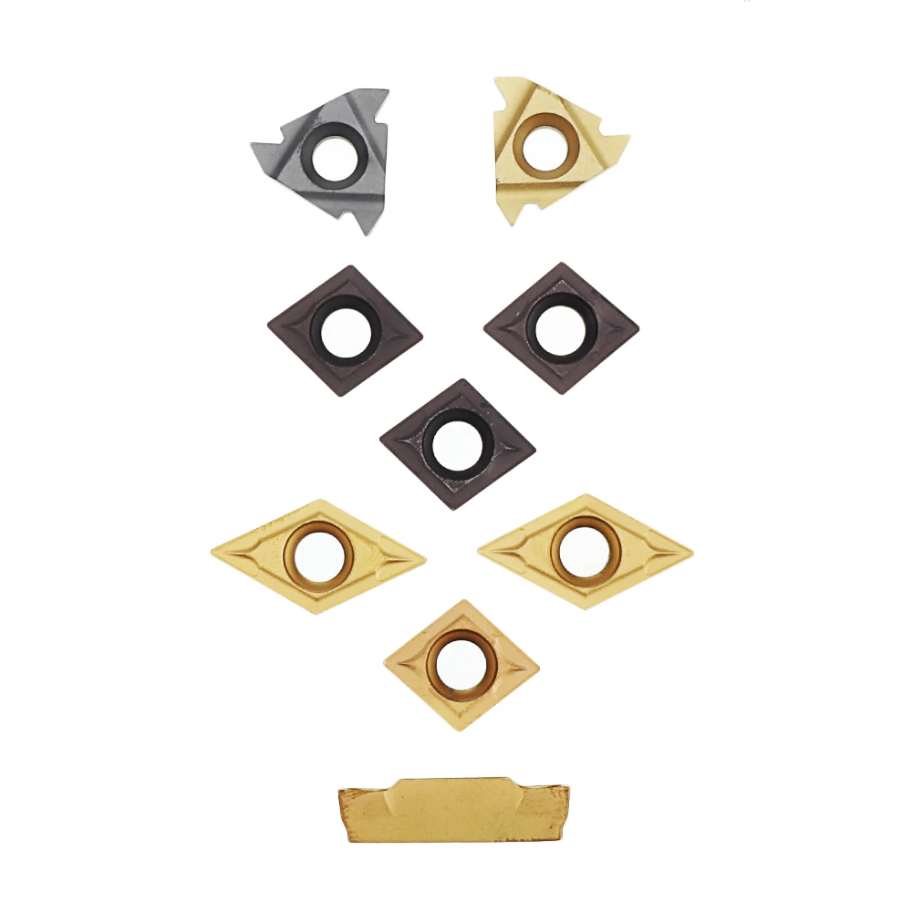 

DANIU 9pcs 16mm Shank Lathe Boring Bar Turning Tool Holder Set With Carbide Inserts CNC Cutting Tool Holder Lathe Turning Tool