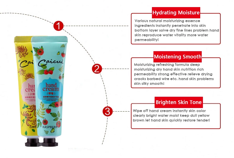 Крем для рук фрукты крем питательный увлажнение и отбеливание по уходу за кожей