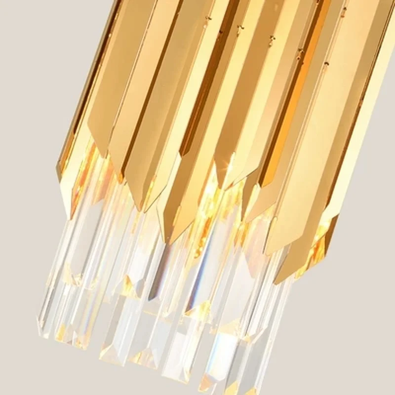 Современная хрустальная люстра для столовой одиночный светильник подвесной из