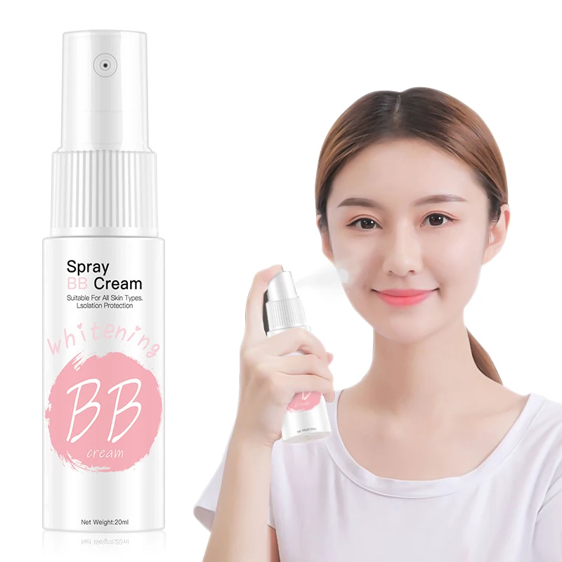 BB Cream-Base De Maquillaje resistente al agua, Maquillaje Profesional Focallure, portátil, con pulverizador, iluminador, TS