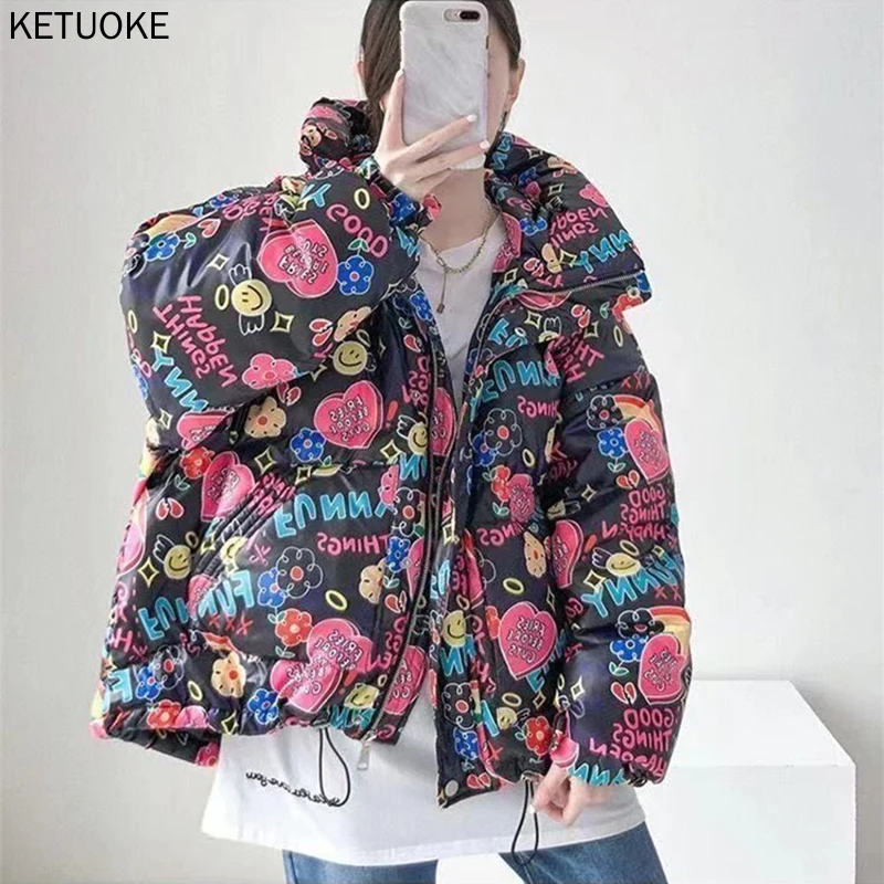 

Куртка женская зимняя с хлопковой подкладкой и капюшоном, на молнии