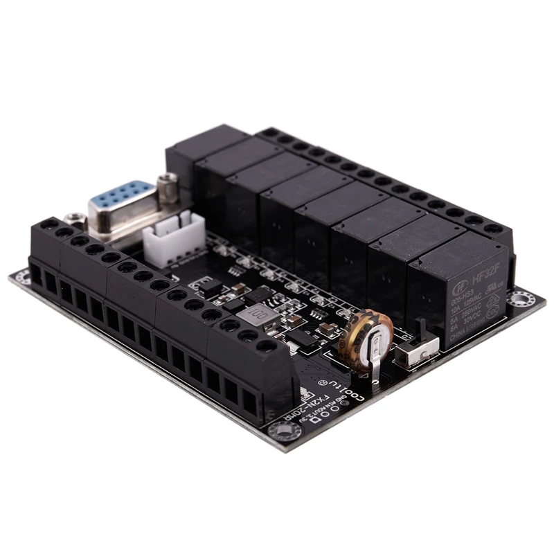 DC 24V регулятор ПЛК FX1N 20MR промышленный Управление доска программируемый