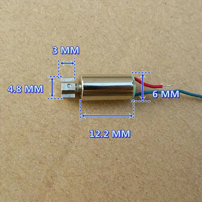 Вибратор с микро-двигателем постоянного тока 612 без сердечника эксцентриковым