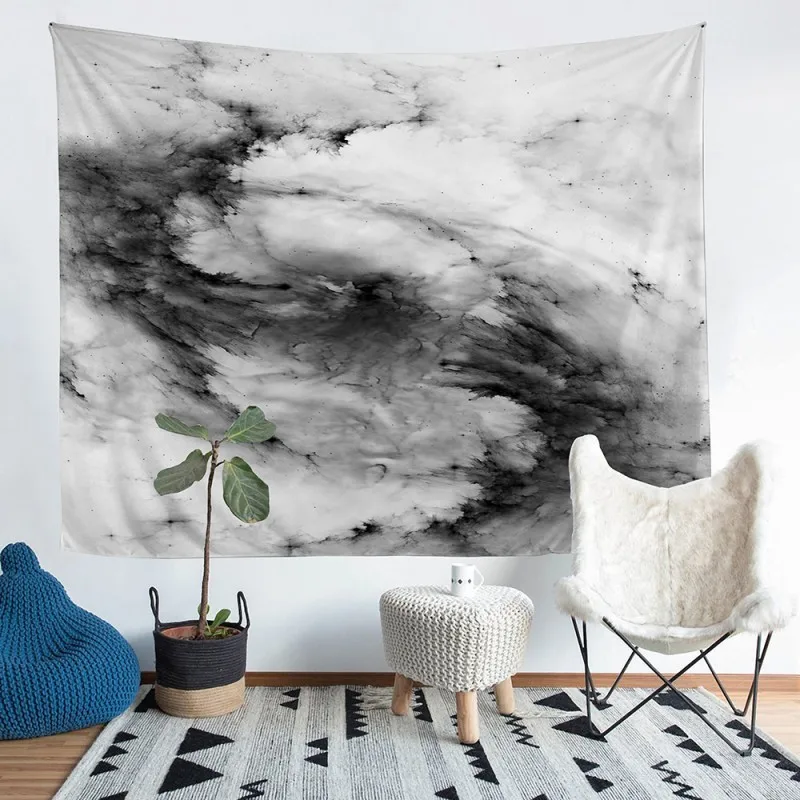 Настенный гобелен в японском стиле Скандинавское украшение для дома настенная