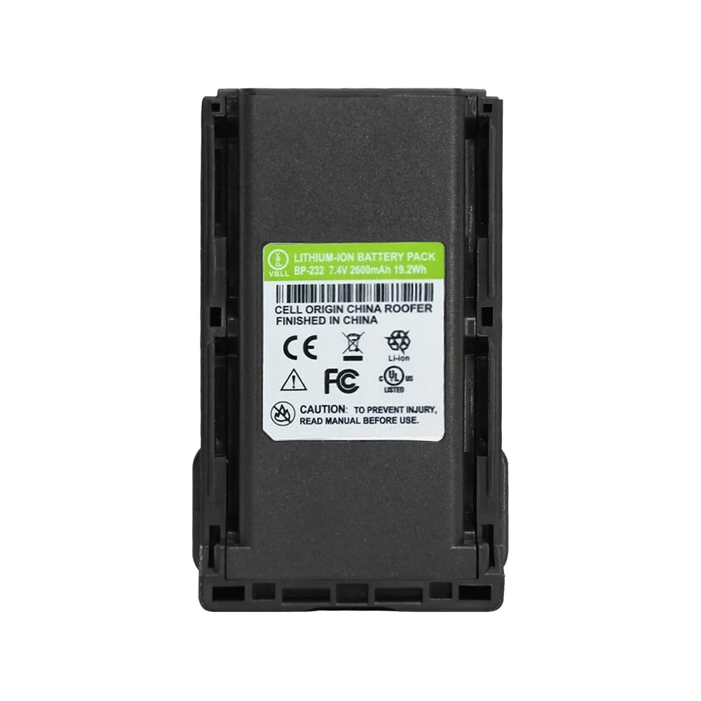 VBLL BP 232 2600mAh аккумулятор для ICOM IC F3011 F3021 F3161 F3230 F4011 F4013 F4021 F4161 F4230 F4261 F4360 F4400