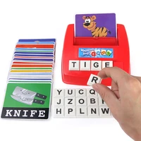 fun card english spelling letters learning english language words toys kid alphabet puzzle game match game educational toys gift