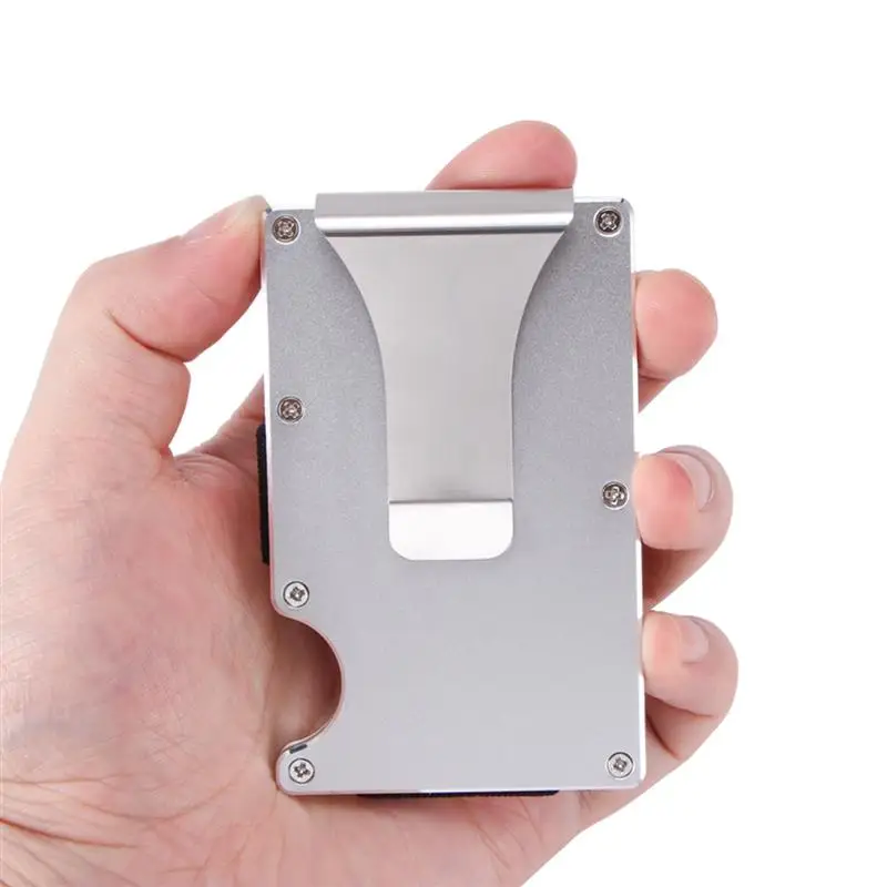 HKML Металлический Мини-зажим для денег брендовый Модный черный держатель