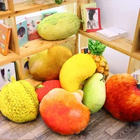 lifelike fruit pillow simulation vegetable cushion plush toy strawberry potato tomato pineapple durian kiwi xmas gifts for kids