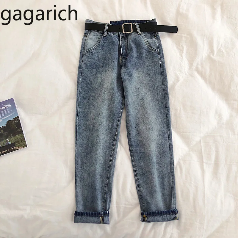 Джинсы Gagarich Женские базовые с завышенной талией свободные узкие брюки до