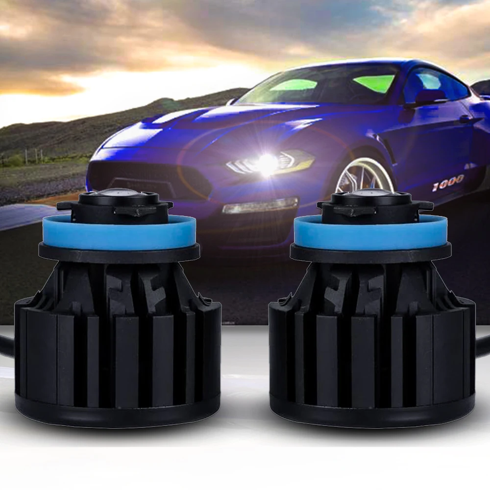 1 комплект L1 светодиодный ная Лазерная противотуманная фара лампа H7 H8 H9 H11 9005/06 26