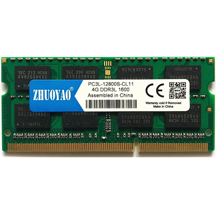 ZHUOYAO DDR3L 4 ГБ 8 1333 1600 1 35 V 204Pin SODIMM памяти ноутбука PC3L Тетрадь оперативная память