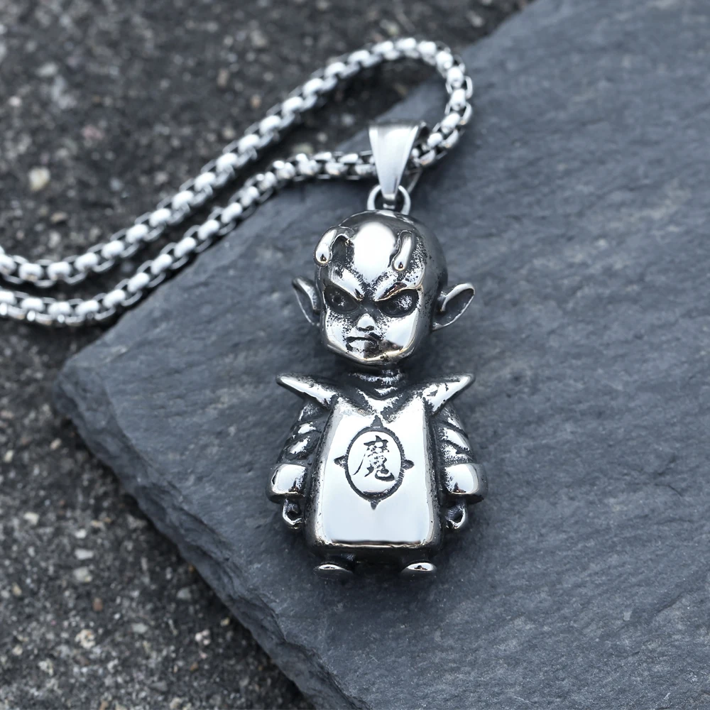 Ожерелье с подвеской в виде дьявола из нержавеющей стали | Украшения и аксессуары