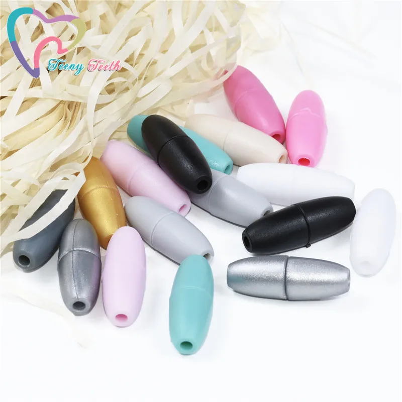 

500 PCS Mix Colors Breakaway Plastic Clasps Silicone Teething Necklace DIY Safety Clasp Baby Toys Plastic Clasps Lobster Clasps