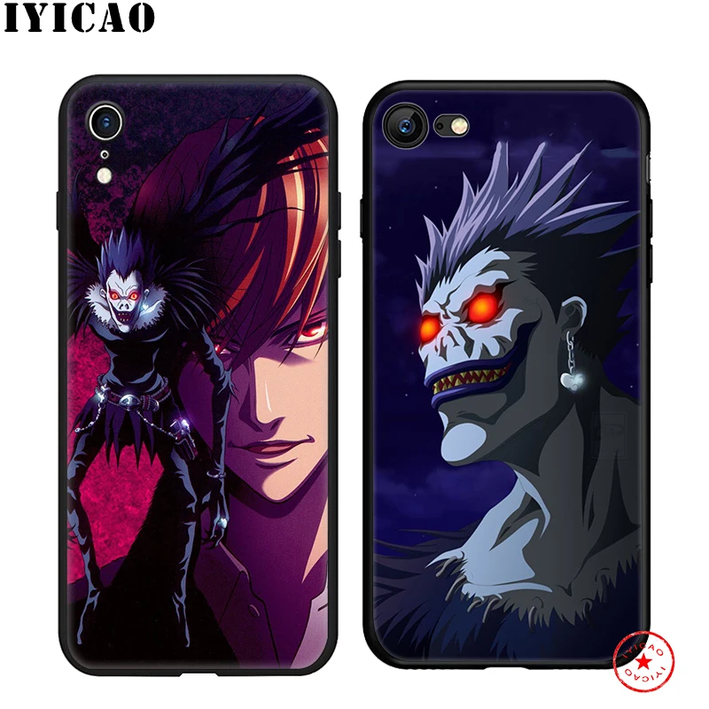 IYICAO Death Note Аниме мягкий чехол для iphone 11 Pro Xr Xs Max 6 6s 7 8 Plus 5 5S Se Силиконовый ТПУ |