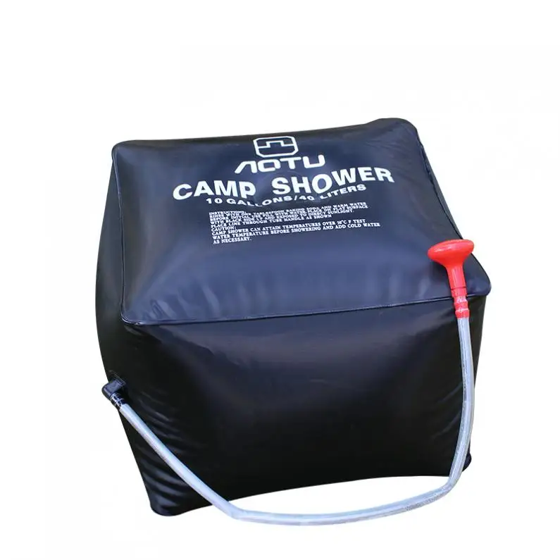 

AOTU Outdoor Shower Water Bag Portable 40L 10 Gallon Shower Bag Camping Hiking Solar Heated Shower Bag Travel Kits
