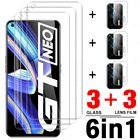6in1 HD закаленное Стекло для Realme GT Neo GT 5G прозрачная пленка для oppo realme 6 7 8 pro 8 7 5g Narzo 30 30A Камера защитная пленка