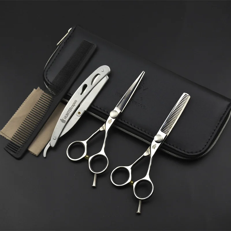 

30% off HT9123 6" inch Japanese Stainless Steel Hair Cutting Shear Barber scissor Razor cutting Scissors for hairdresser