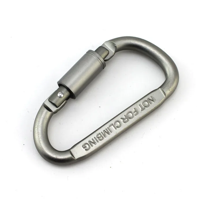 

5pcs Outdoor Aluminum Alloy D Type Quick Hanging Multifunctional Carabiner Travel Backpack Water Bottle Buckle Camping Hook