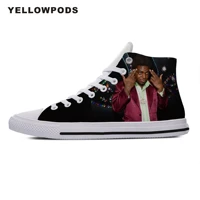 customized mens casual shoes hot cool high handiness for man woman hip hop rap kodak black cute cartoon custom sneakers white