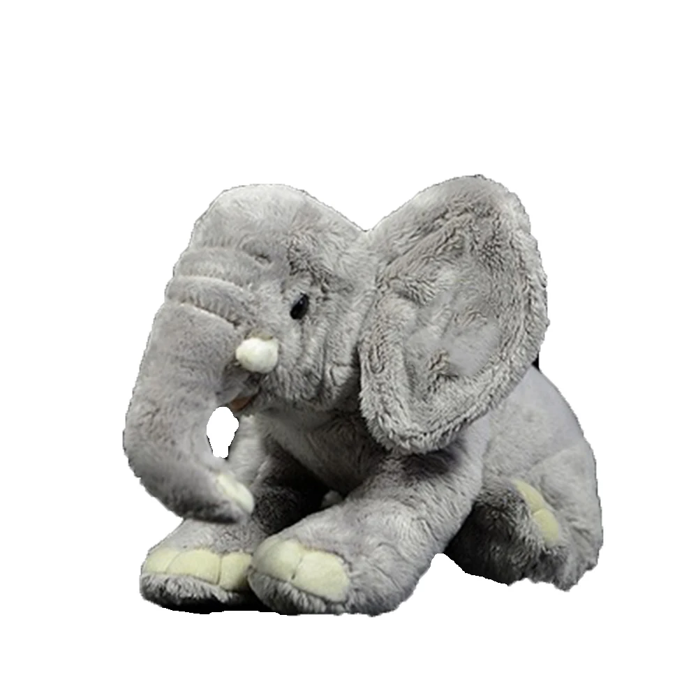 

Simulated Asian elephant ultra-soft elephant doll Simulated animal plush toy 25cm birthday present Christmas present
