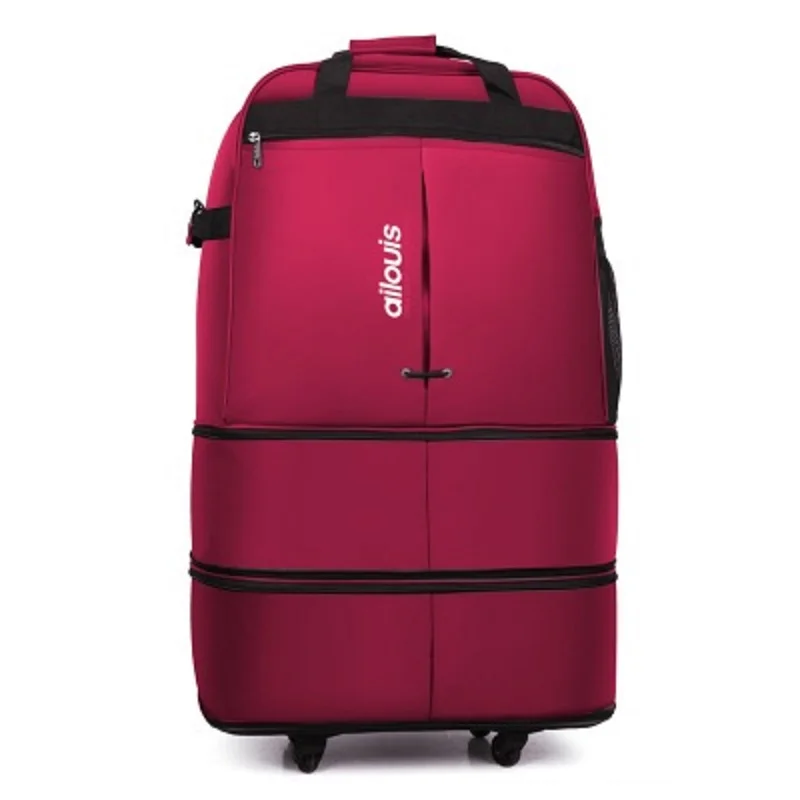 CARRYLOVE Retro 28/30 дюйма водонепроницаемый портативный Дорожный чемодан нейлоновая