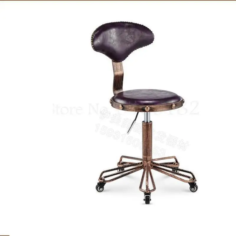 Новый парикмахерский табурет вращающийся подъемный косметический стул