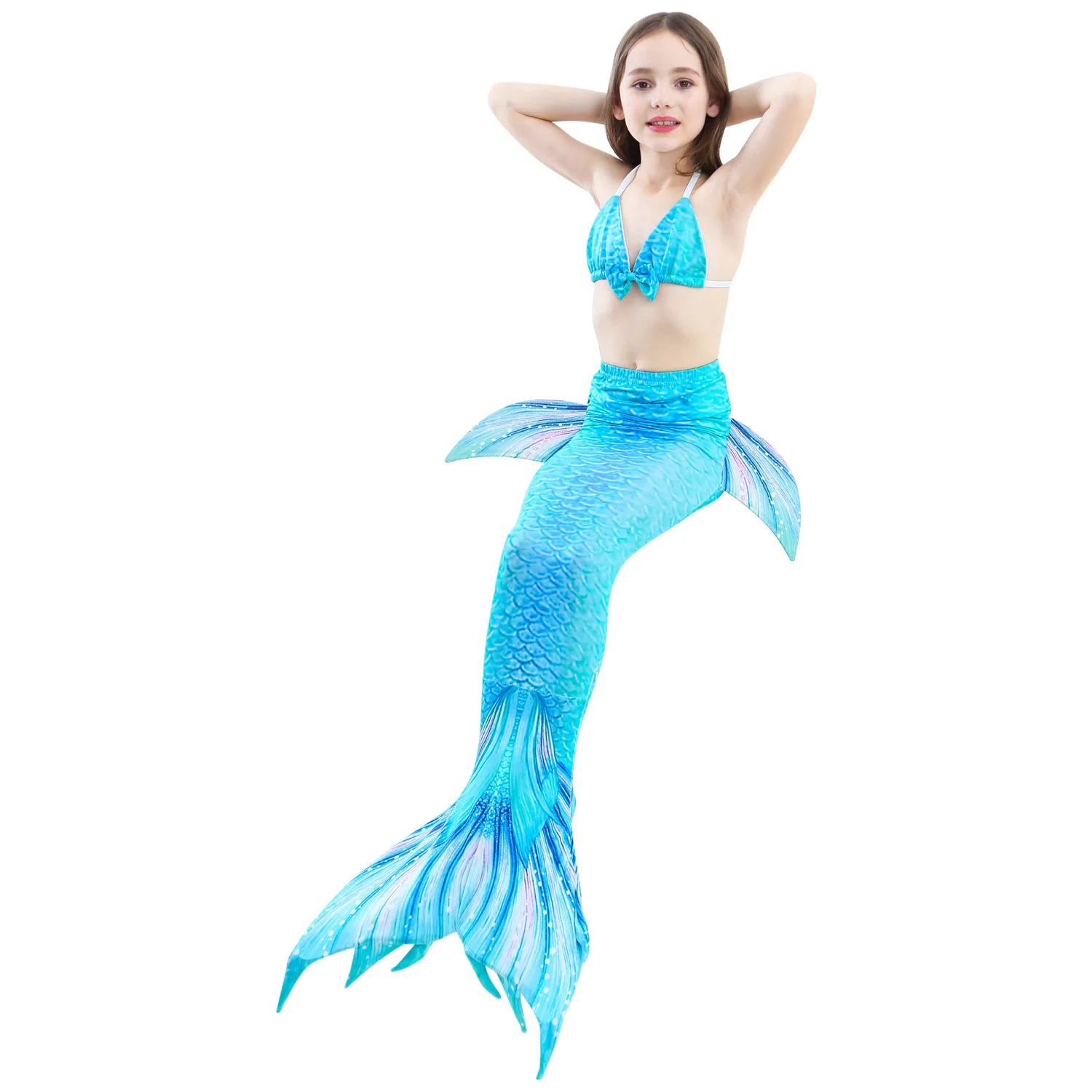 

Ghnatygren mermaid swimsuit children's swimsuit bikini European and American hot spring swimsuit swimsuit