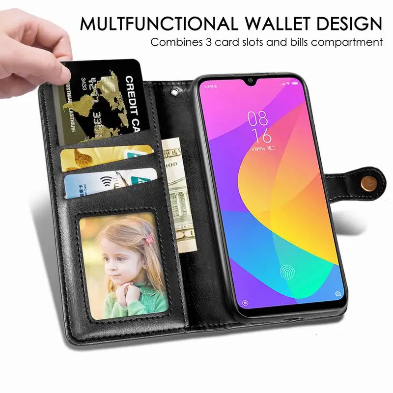 Чехол для Xiaomi mi 9 Lite CC9 Pro CC9E чехол Роскошный Ретро кожаный бумажник флип чехол для телефона для Xiaomi mi 9T mi 9 Pro mi 9T Coque