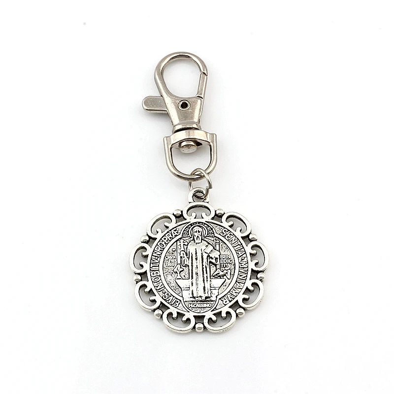 2 шт./лот Экзорцизм цветок женский католический крест из сплава Подвески бусины с