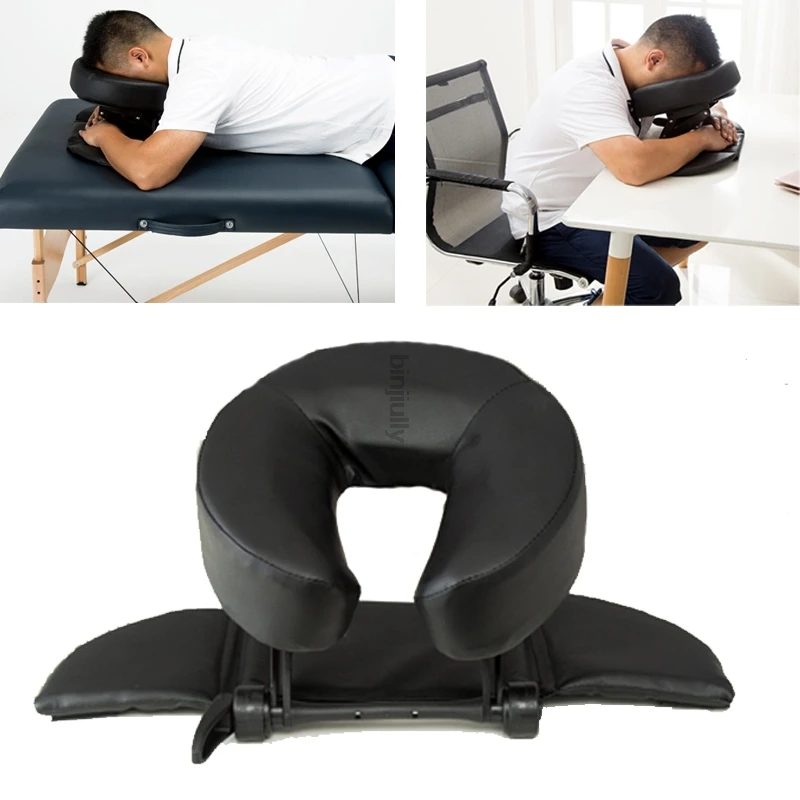 Home Massage Kit - Deluxe Adjustable Headrest & Face Pillow / Home Massage Beauty Cradle Rest Pad For Desk&Tabletop