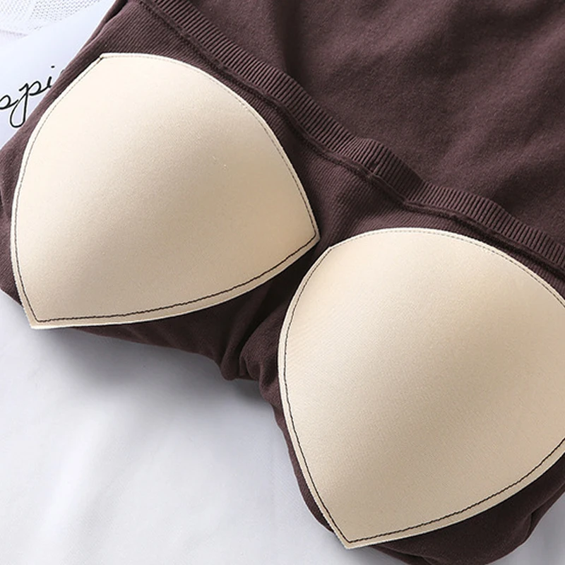 Майка Женская Базовая с V-образным вырезом хлопковая майка на бретелях