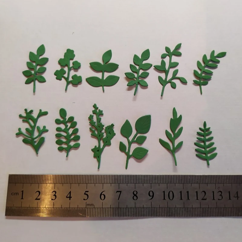 New Metal Cutting Dies Leaves of different shapes for card DIY Scrapbooking stencil Paper Craft Album template 95*95mm | Дом и сад