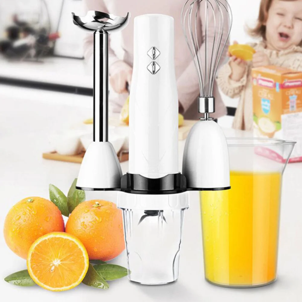 

1 Set of Vegetable Masher Removable Nut Mincer Carrot Cutter (EU Plug, White)