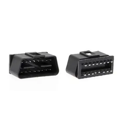 OBD2 16pin штекер соединитель 90 градусов розетка игла заглушка OBDii Автомобильный диагностический интерфейс - Название цвета: 24V