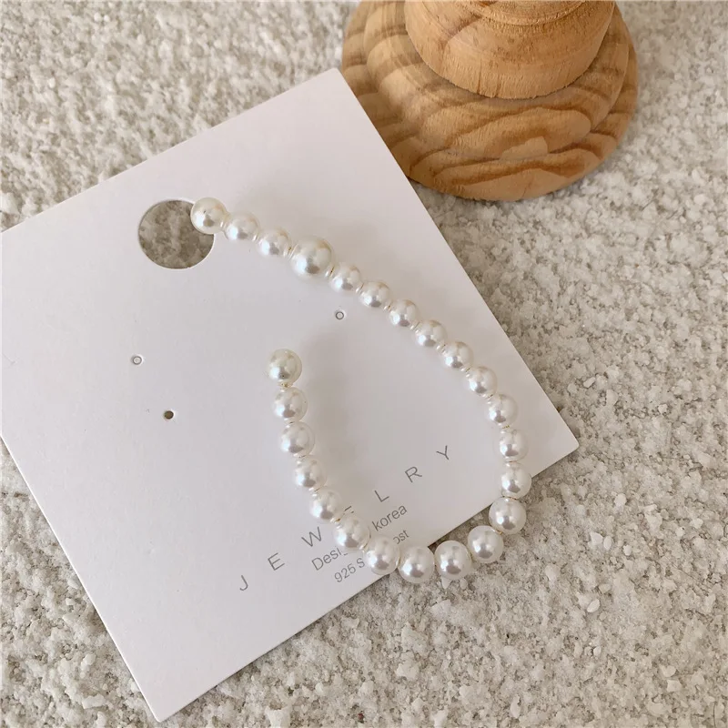 Женские серьги гвоздики с искусственным жемчугом FFLACELL корейские ювелирные