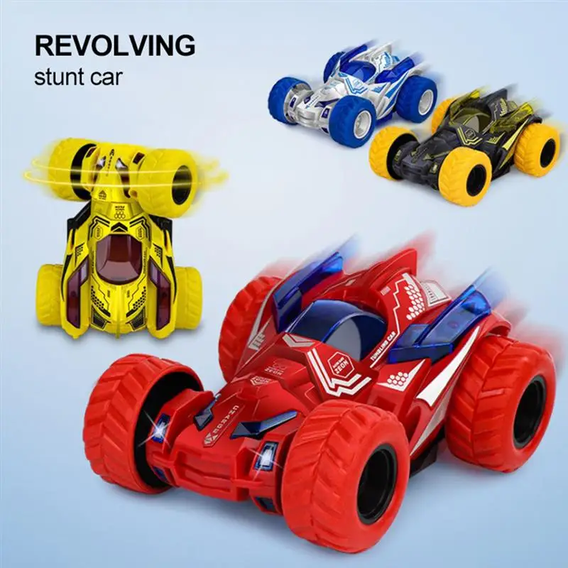 

Inertia Friction Car Pull Back Stunt Car 360° Rotation Inertial Offroad Car Toy Friction Inertia Powered Flips Toy For Boys