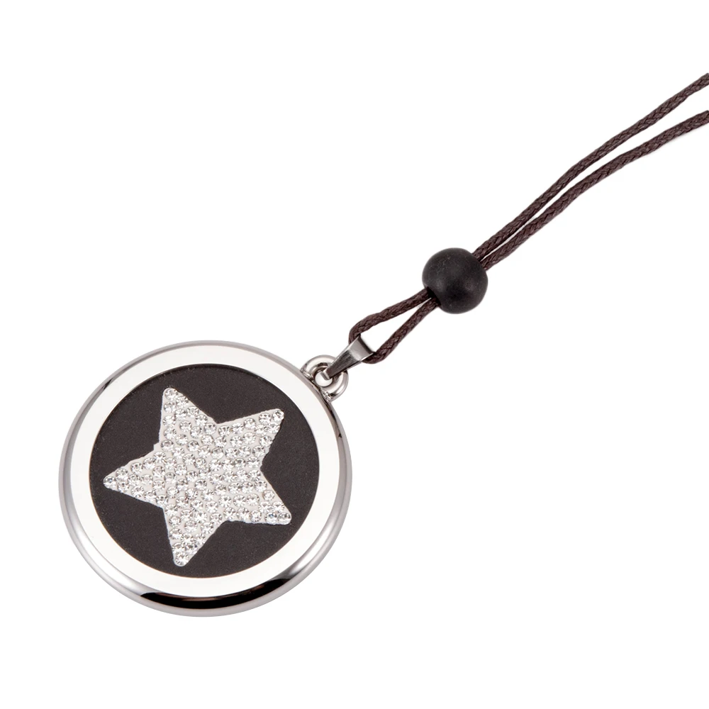 Wollet ювелирные изделия Лава камень кулон с отрицательными ионами ожерелье для