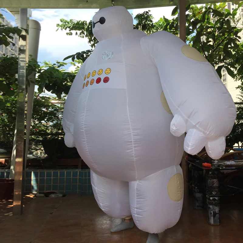 Новый Большой Герой 6 талисман всего тела костюм Baymax надувной Хэллоуин косплей