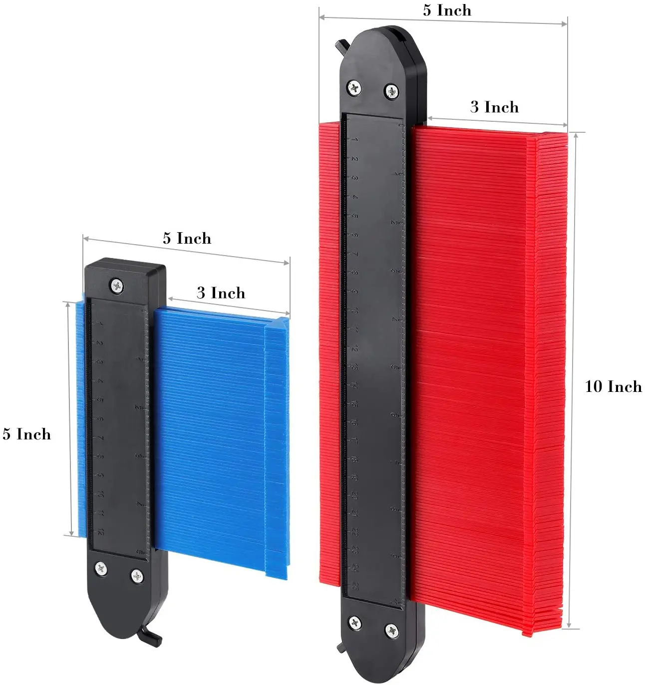 Экстра Широкий двойной контурный манометр Дубликатор с угловой линейкой