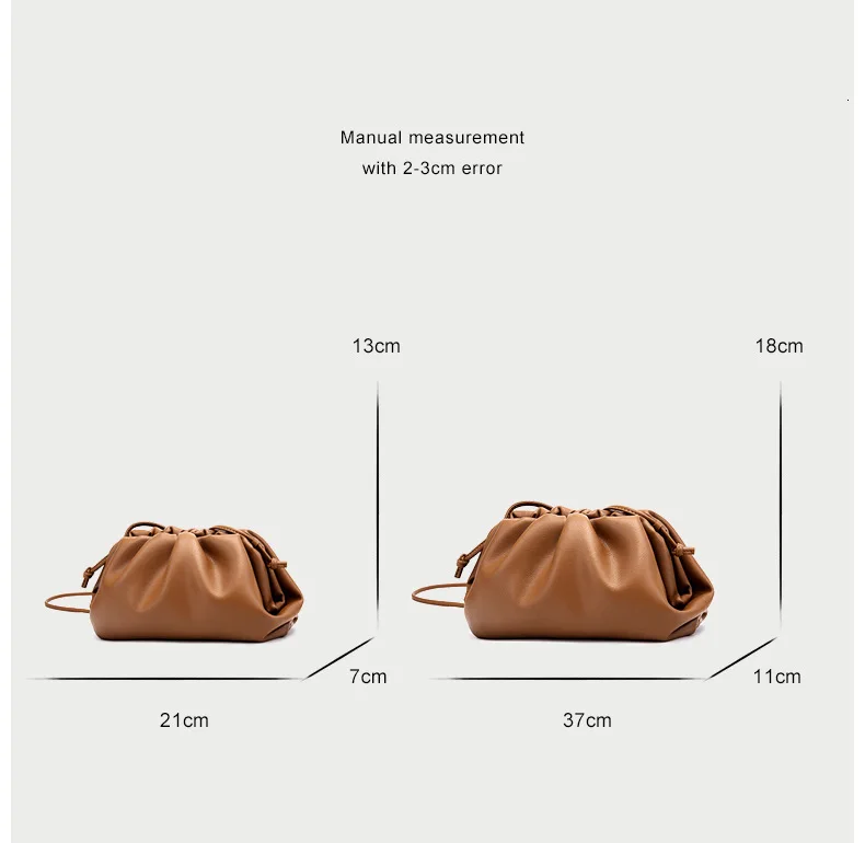 The Pouch Bag Day Clutch Soft Leather Hand Bag Dumpling Luxury Handbags Women Bags Designer Crossbody Bags For Female Michael
