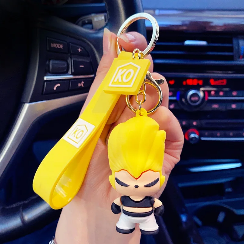 

KOF King Of Fighters Grass Child Beijing Lori Temple Key Chains Pendant Car School Bag Cartoon Creative Cute Pendant Chain Ring