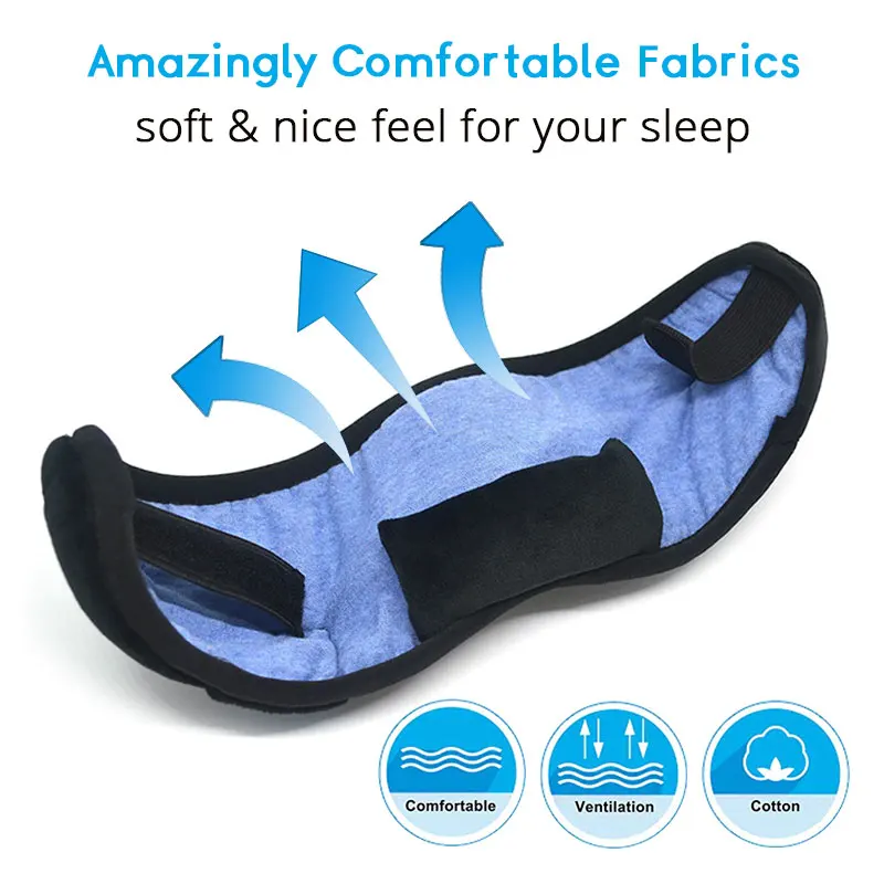 New Wireless Bluetooth Sleeping Eye Mask For Sleep Headphones Music Headset Eyeshade With Microphone Earphone | Электроника