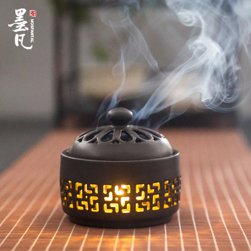 Портативный электрическая горелка ладана Керамика кадило арома-лампа Insense