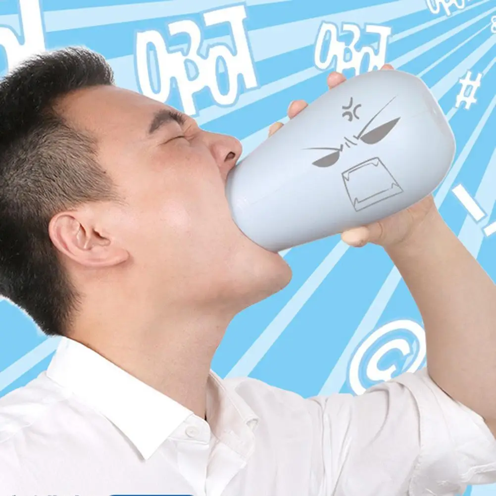 Кричащая банка голосовой глушитель снятие стресса плечи и шепот удобная для