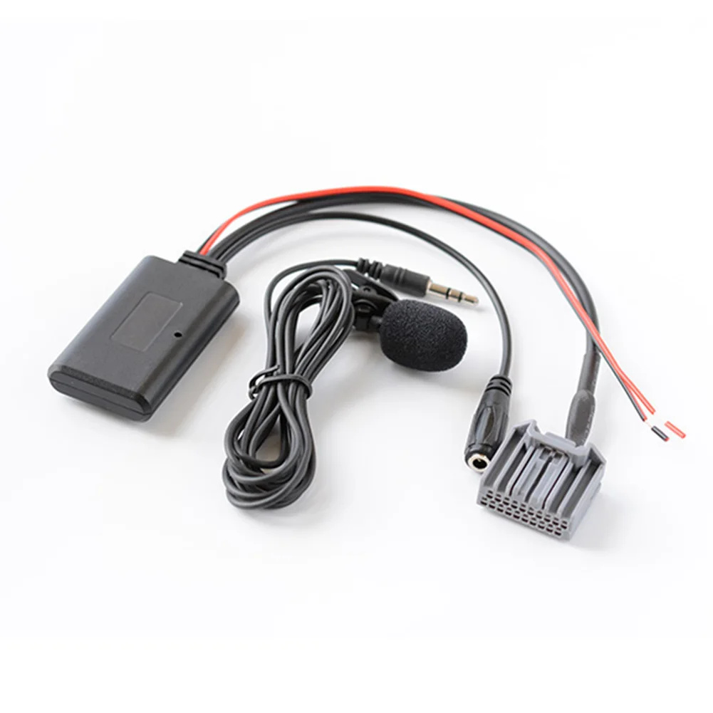 Adaptador de música con Bluetooth 5,0 para coche, receptor de Cable auxiliar de Audio auxiliar, micrófono manos libres para Honda Civic CRV Accord