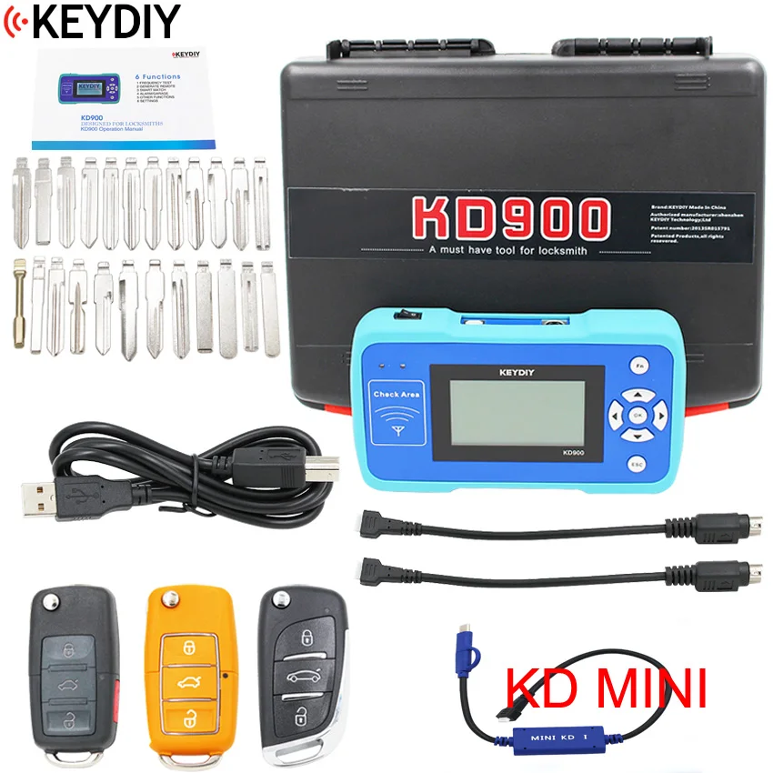 KEYDIY KD900 пульт дистанционного управления Мастер полный комплект + мини KD Keydiy ключ